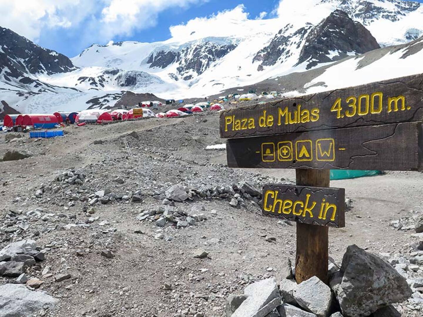 Plaza de Mulas Base Camp